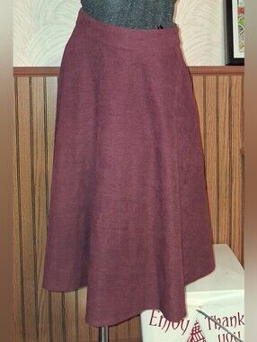 Women's A-Line Maroon Skirt